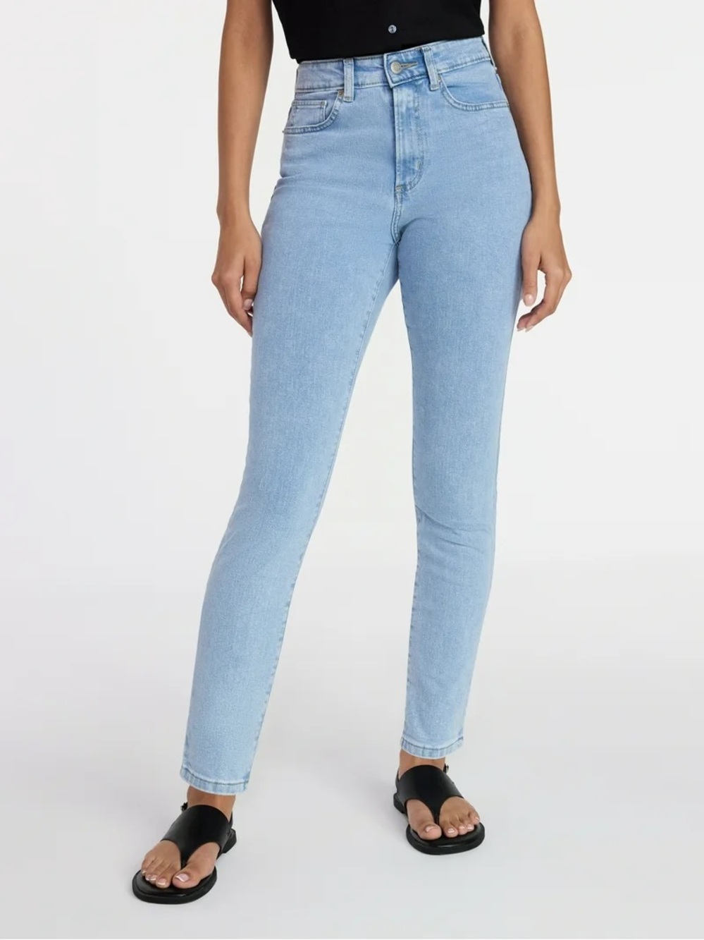 Time and Tru High Rise Skinny Jeans - Light Wash